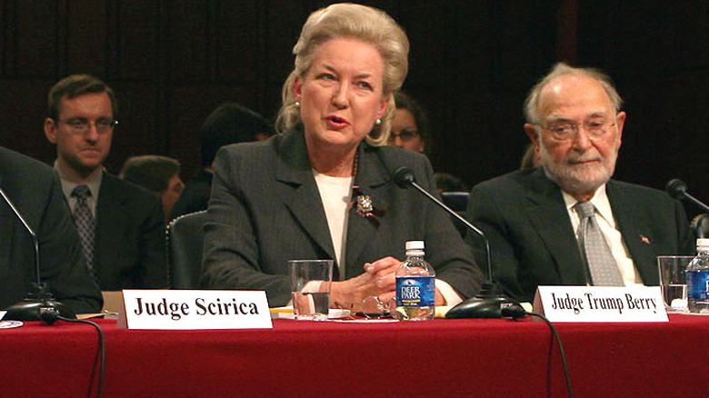 Maryanne Trump Barry in a panel at the Senate Judiciary Committee in 2006