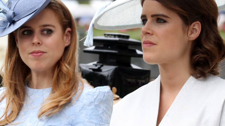 Princess Beatrice and Princess Eugenie at a royal event