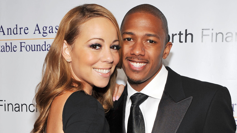 Mariah Carey and Nick Cannon on the red carpet