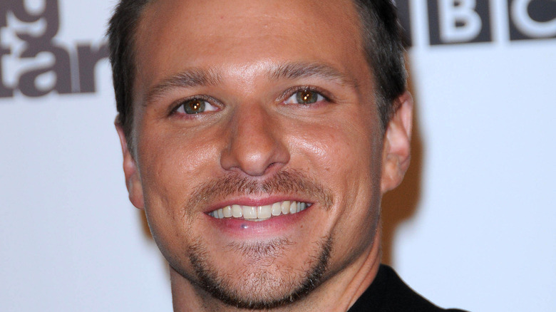 Drew Lachey smiles