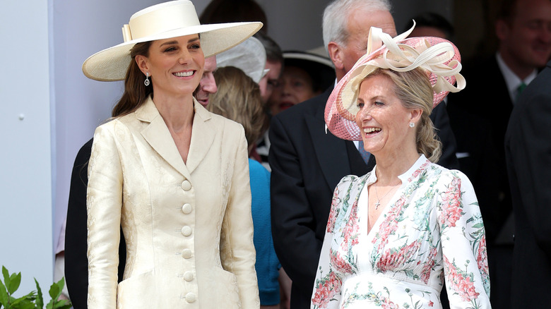 Princess Catherine and Duchess Sophie laughing together