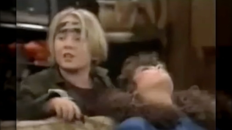 Hunter Carson and Tina Caspary in Married... with Children
