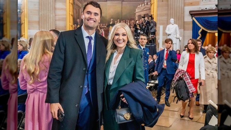 Charlie and Erika Kirk in Capitol Rotunda