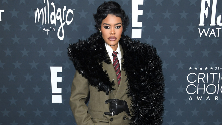 Teyana Taylor at the 31st Annual Critics Choice Awards.