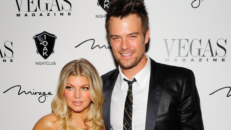 Fergie and Josh Duhamel at New Years Eve party