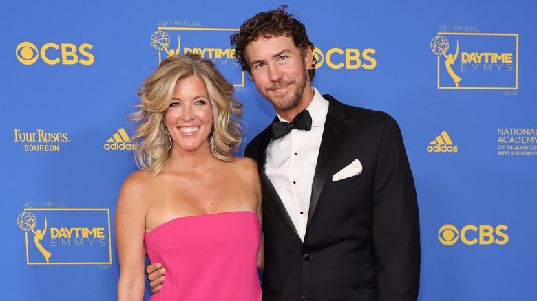 Laura Wright and Wes Ramsey smiling