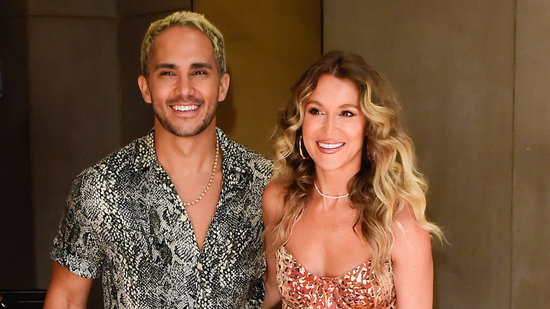 Carlos and Alexa PenaVega walking in New York City