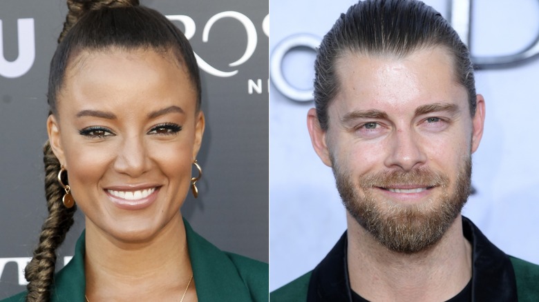 Split image of Heather Hemmens and Luke Mitchell