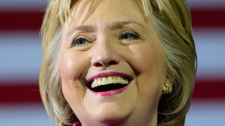 Hillary Clinton smiling