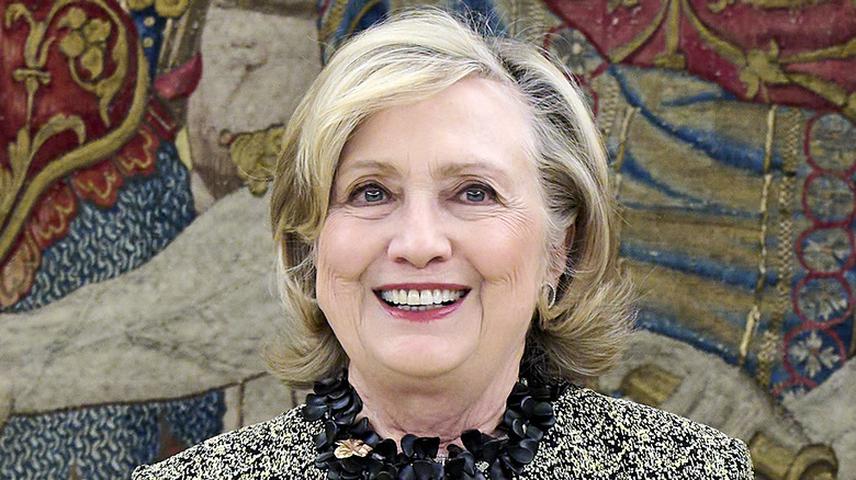 Hillary Clinton smiling