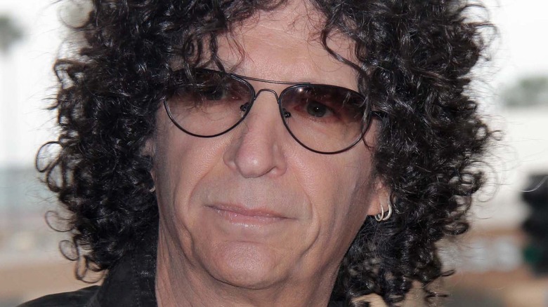Howard Stern on the red carpet