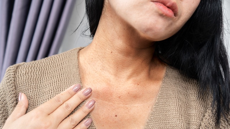 Woman's neck