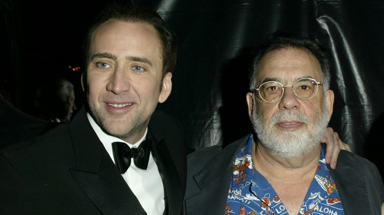 Nicolas Cage and Francis Ford Coppola at the 2004 Golden Globes