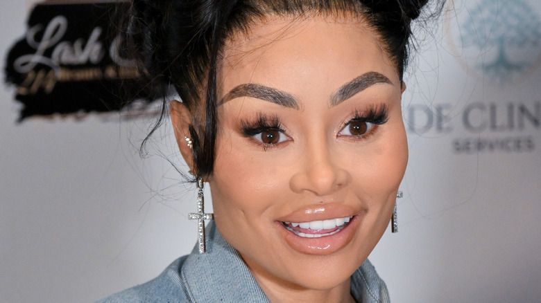 Blac Chyna after first round of filler removal