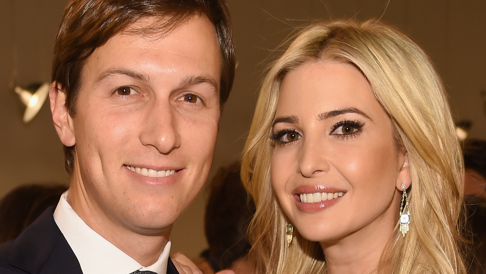 Jared Kushner and Ivanka Trump posing