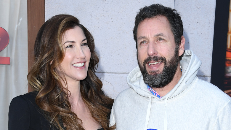 Jackie and Adam Sandler 