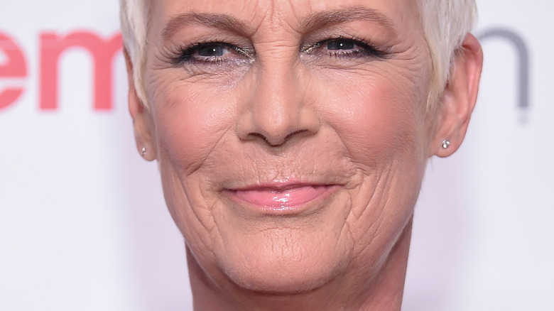 Jamie Lee Curtis smiling