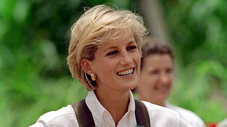 Princess Diana smiling