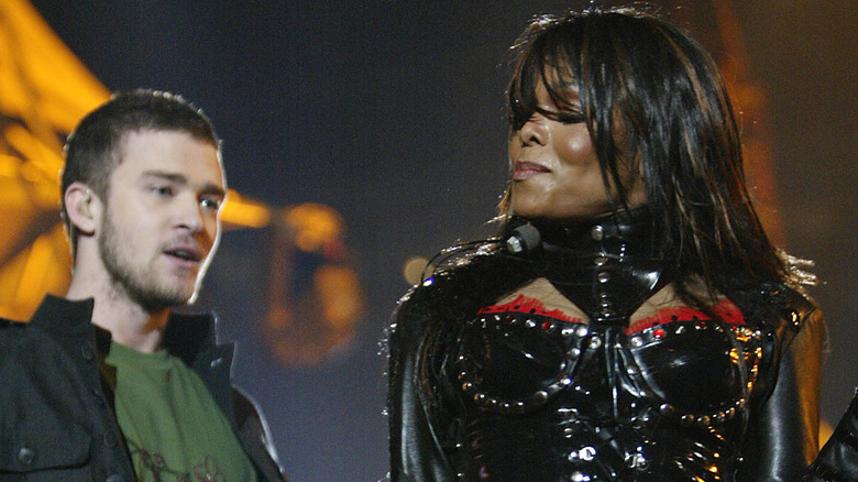 Justin Timberlake and Janet Jackson at the Super Bowl