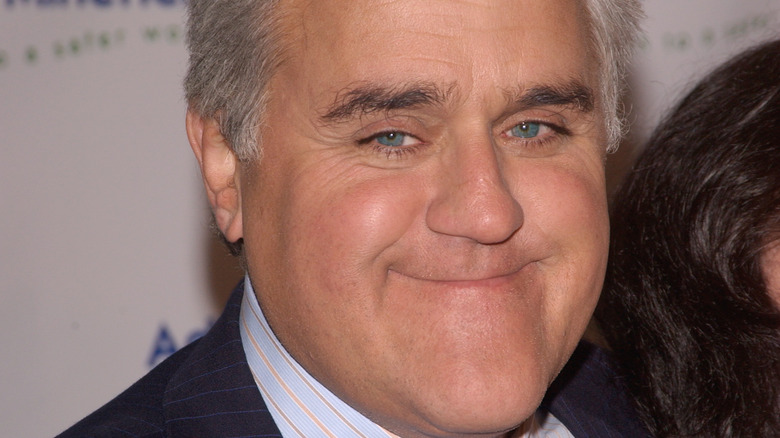 Jay Leno smiles at an event