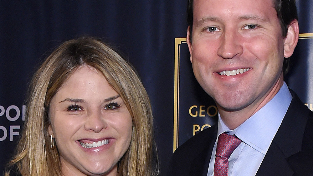 Jenna Bush Hager and husband Henry Hager smiling