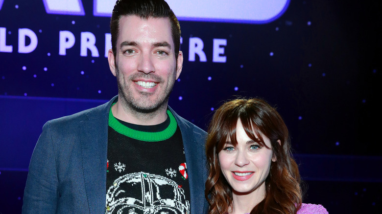 Jonathan Scott and girlfriend Zooey Deschanel