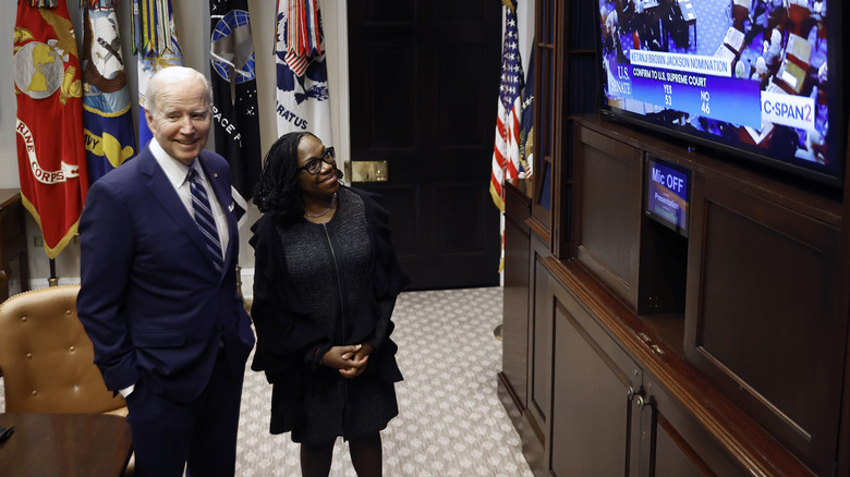 Joe Biden and Ketanji Brown Jackson