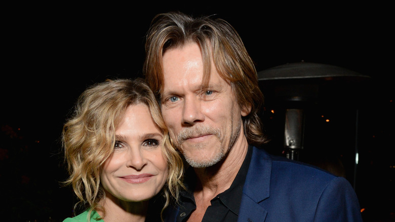 Kevin Bacon and Kyra Sedgwick pose for the camera