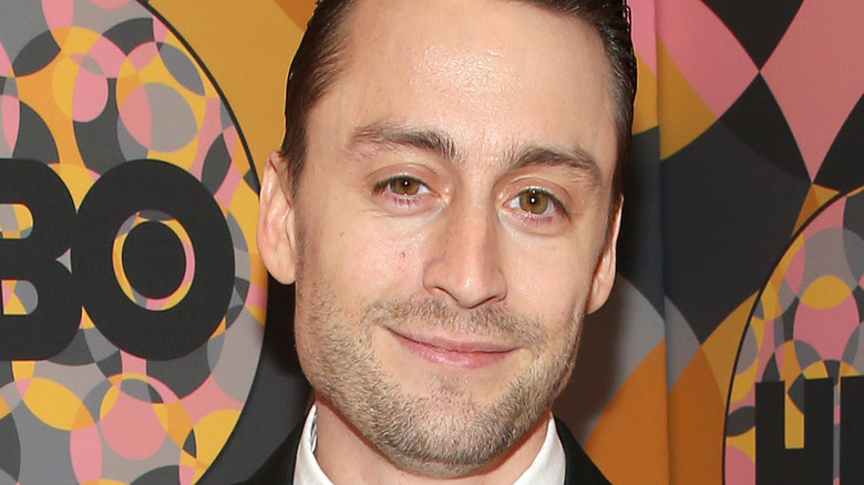 Kieran Culkin smiles at an event