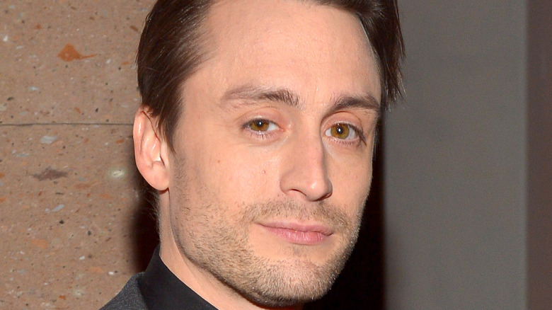 Kieran Culkin poses at an event