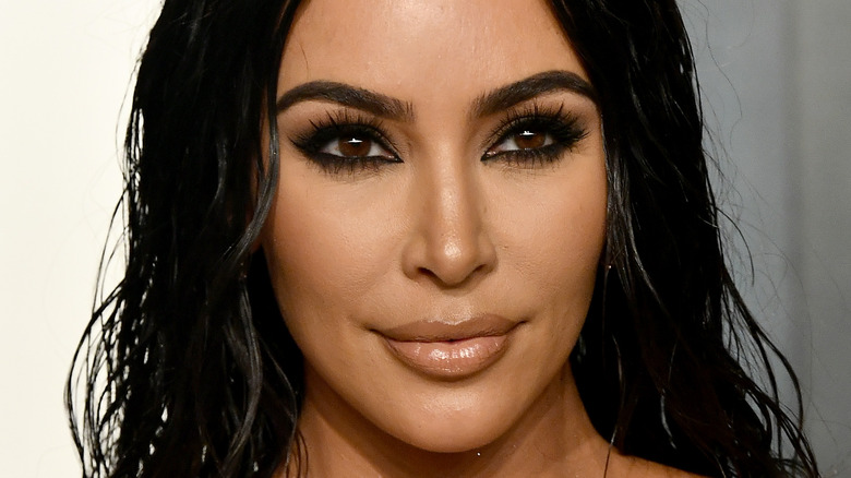 Kim Kardarshian smizing