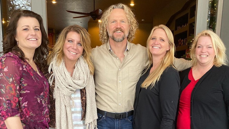 TLC Sister Wives family smiling