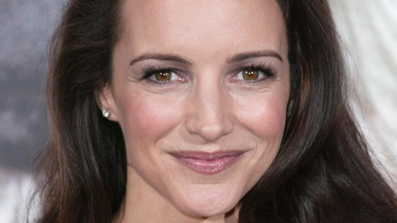 Kristin Davis smiles wide at a film premiere