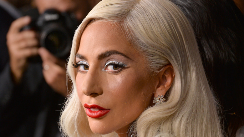 Lady Gaga posing 