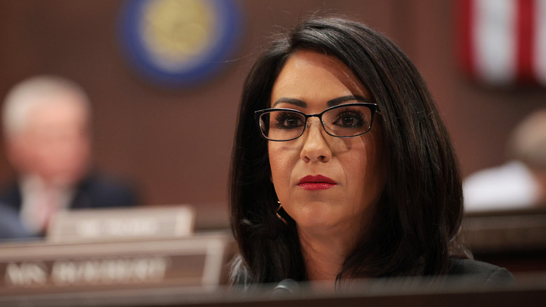 Lauren Boebert during a House Oversight hearing on Trump's immigration plans