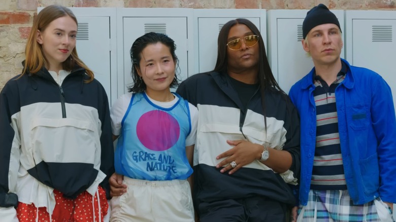 Law Roach with attendees of a styling workshop in Berlin