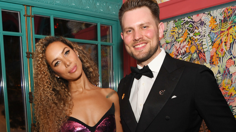 Leona Lewis and Dennis Jauch at a club event 