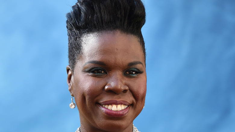 Leslie Jones at premiere 