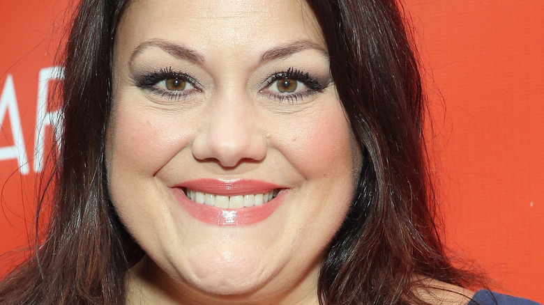 Brooke Elliott on red carpet in 2012