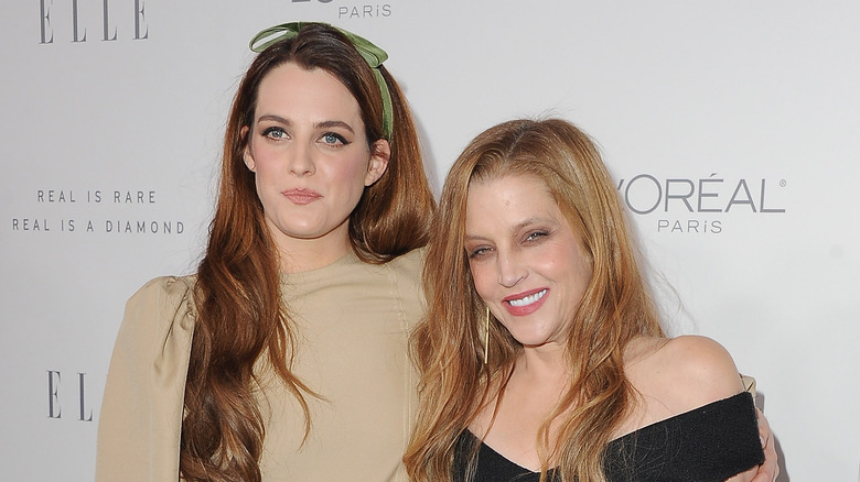 Riley Keough and Lisa Marie Presley