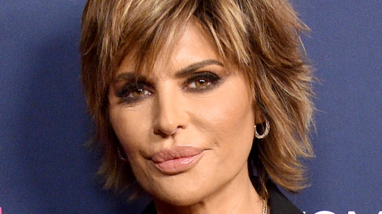 Lisa Rinna poses on the red carpet