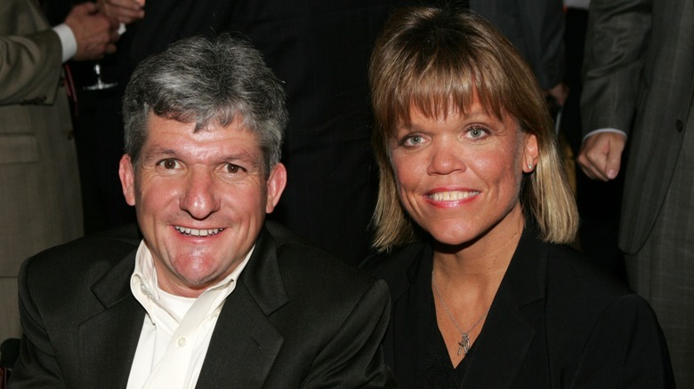 ex-spouses Amy and Matt Roloff smiling
