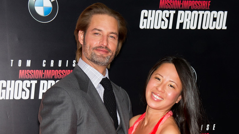 Josh Holloway and Yessica Kumala at Mission Impossible premiere