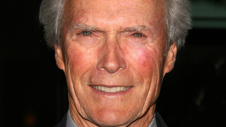 Clint Eastwood smiling