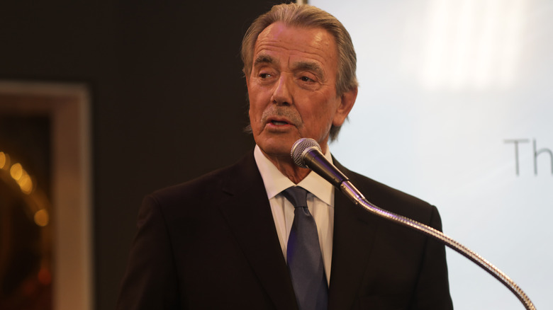 Eric Braeden speaking to an audience