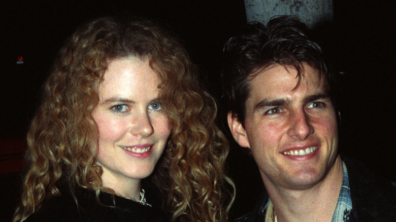 Nicole Kidman and Tom Cruise smiling