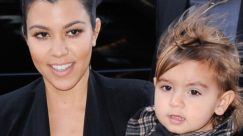 Kourtney Kardashian and her son, Mason Disick