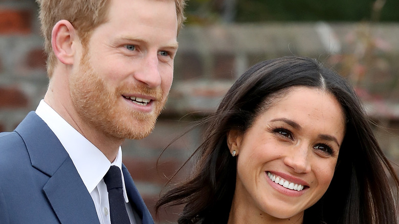 Prince Harry and Meghan Markle at a royal event