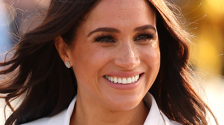 Meghan Markle smiling