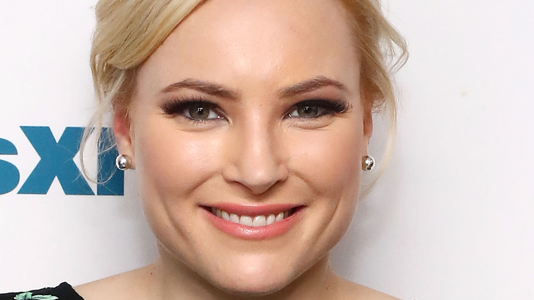 Meghan McCain smiles